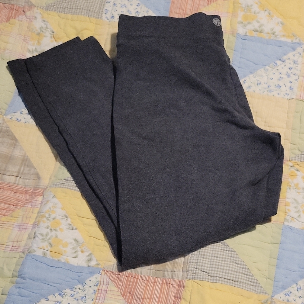 Gray High-Waisted Yoga Pants
